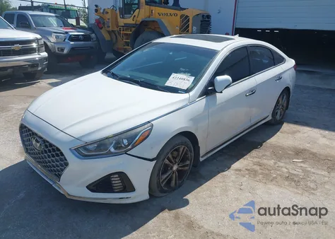 2019 Hyundai Sonata Sport z USA, uszkodzony, nr VIN 5NPE34AFXKH774141